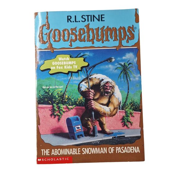 Goosebumps #38: The Abominable Snowman of Pasadena by R.L. Stine - Vintage 90s - Picture 1 of 5